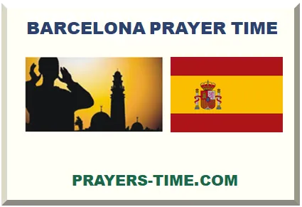 Barcelona prayer time and mosque
