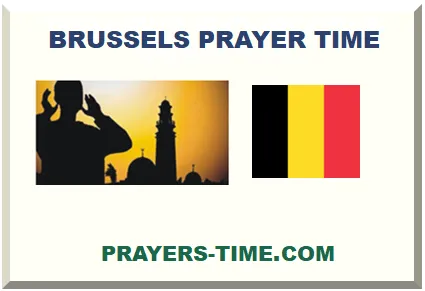 Brussels prayer time and mosque