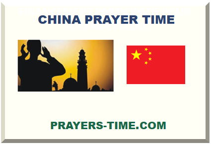 China prayer time and mosque