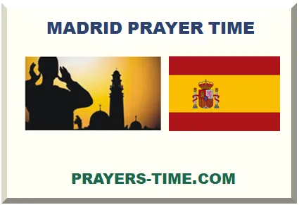 Madrid prayer time and mosque
