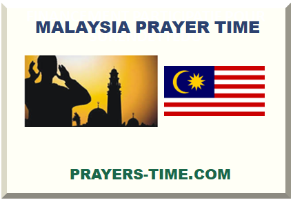 Malaysia prayer time and mosque