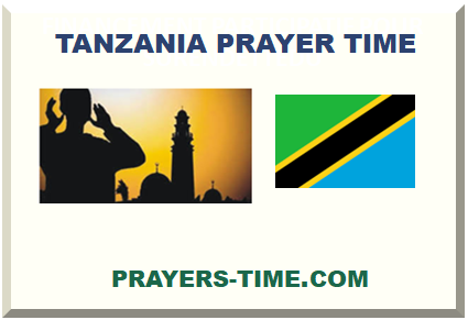 Tanzania prayer time and mosque
