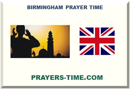 BIRMINGHAM ISLAMIC PRAYER TIMES 2026