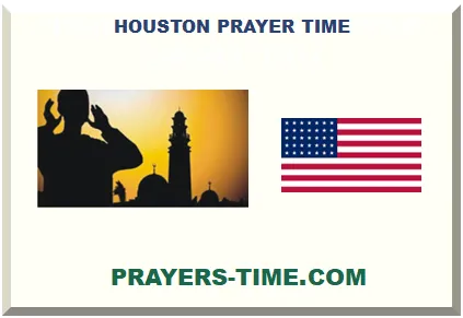 HOUSTON ISLAMIC PRAYER TIMES 2026