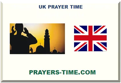UK ISLAMIC PRAYER TIMES 2026